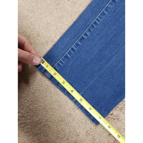 Democracy Ab Solution Women's Jeans Stretch Ankle Elastic Waist Blue Size 8 - Picture 8 of 11